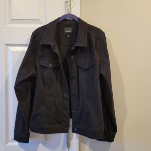 Liverpool black denim jacket size XL